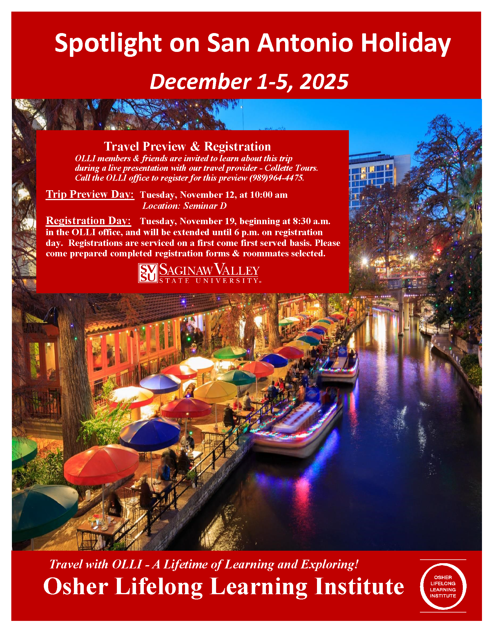 San Antonio Holiday Cover Page